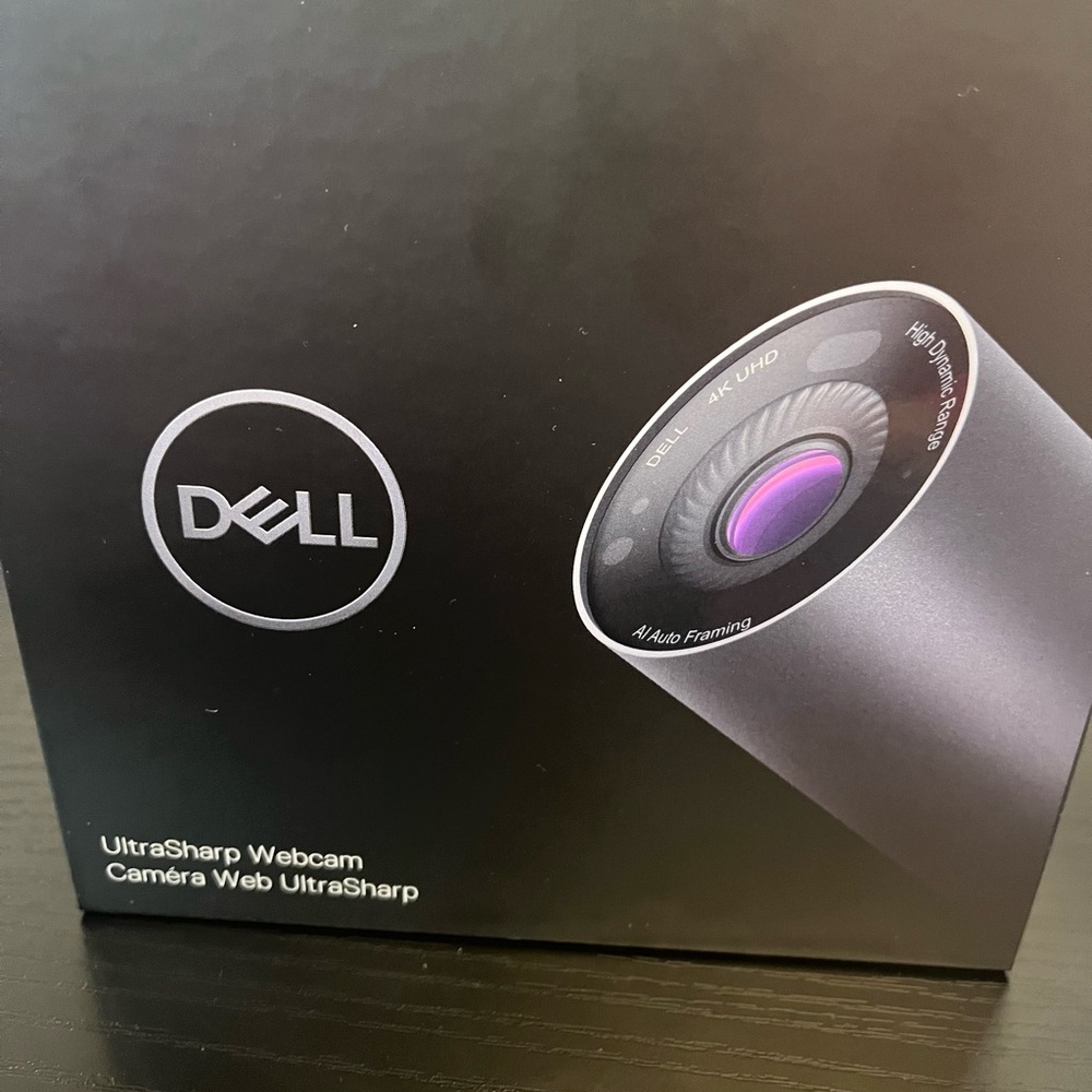 Dell UltraSharp Webcam - Black and Gray